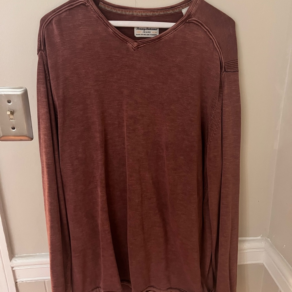 Men's Rust Long Sleeve Shirt